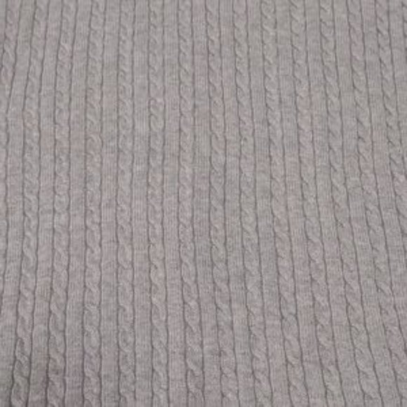 FREE with Bundle American Living 100% Cotton Grey Cable Knit Turtleneck Size XL - Picture 4 of 13